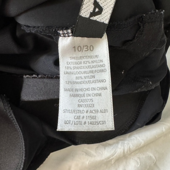 Alia Women's Black One Piece Swimsuit Size 10/30‎ Beach Vacation Bathing Suit - Picture 7 of 14